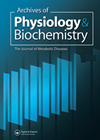 ARCHIVES OF PHYSIOLOGY AND BIOCHEMISTRY封面